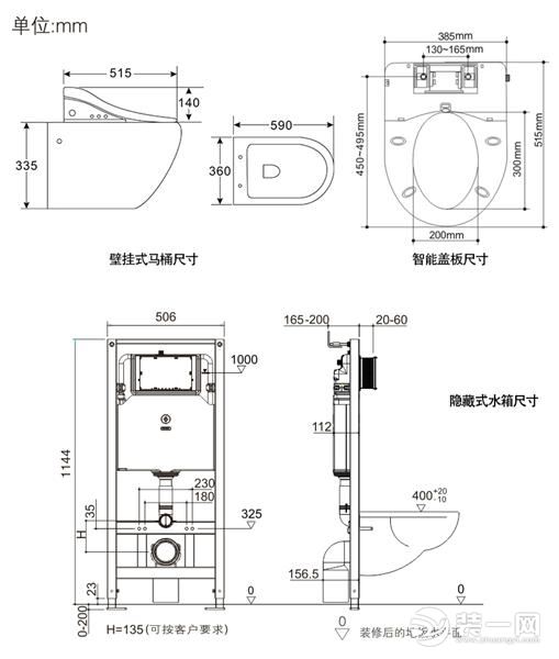 入墙式马桶尺寸是多少入墙式马桶如何安装 本地资讯 装一网